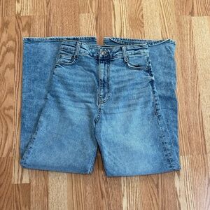 Zara Blue Flare & Wide Leg Jeans